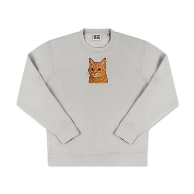 Džemperis - gyvūnų siuvinėjimas