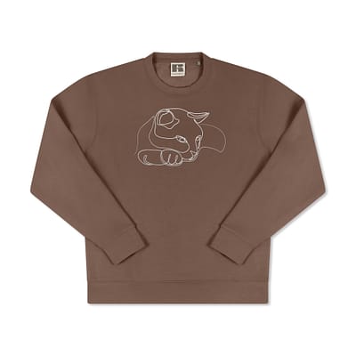 Džemperis - gyvūnų siuvinėjimas "Line Art"