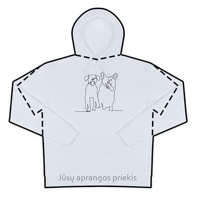 Siuvinėjimas ant asmeninės aprangos - Gyvūnai "Line Art"