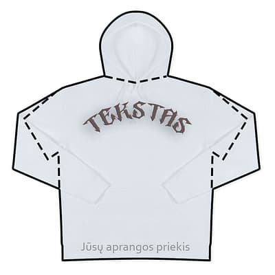 Siuvinėjimas ant asmeninės aprangos - tekstas