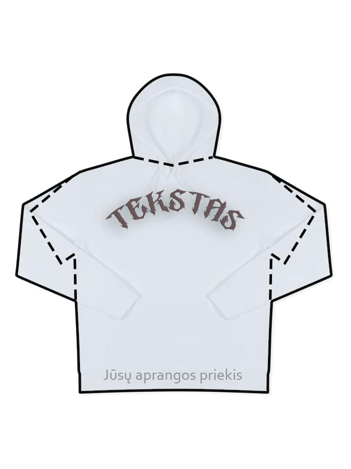 Siuvinėjimas ant asmeninės aprangos - tekstas